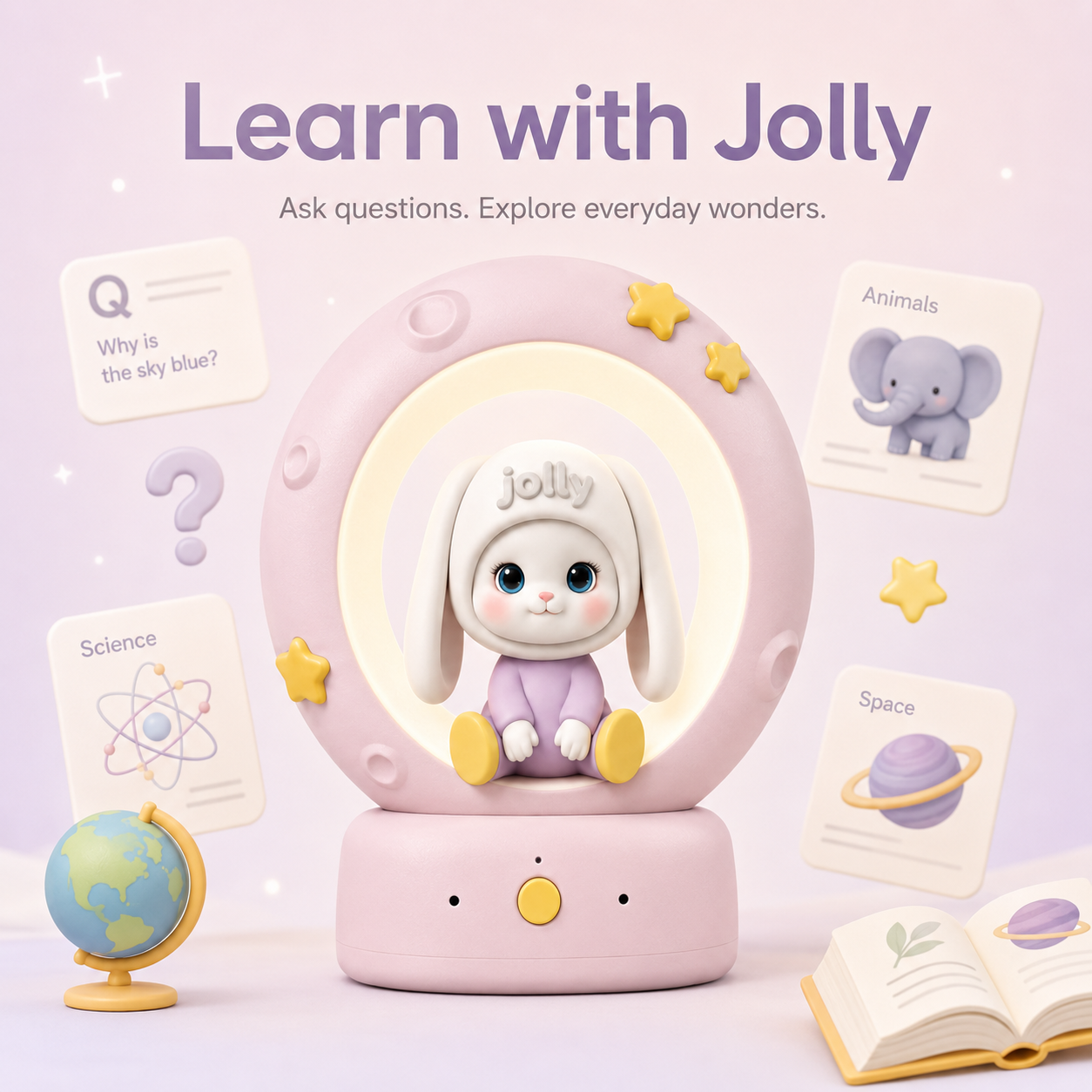 Zegbot Nolia™ Screen-Free AI Companion for Kids